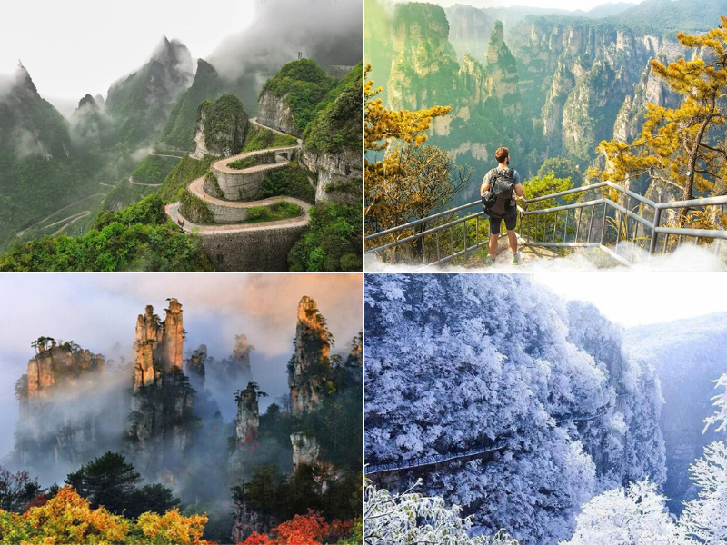 Du lịch Trương Gia Giới mùa nào cũng đẹp và có những trải nghiệm riêng