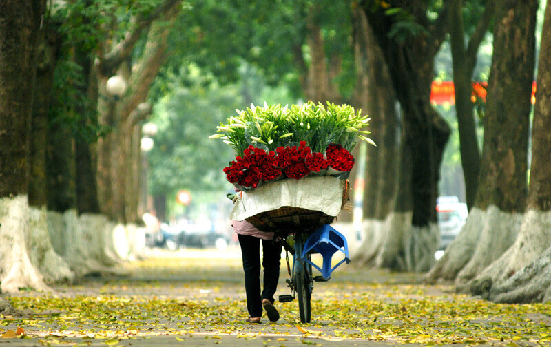 Tiết trời Hà Nội vào thu 