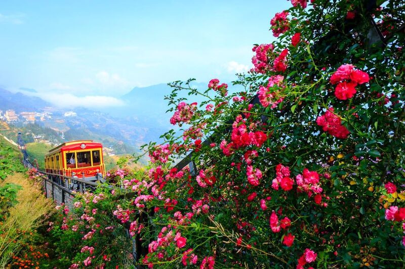 Khung cảnh yên bình ở Thung Lũng Hoa Hồng